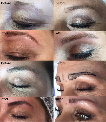 252 West Salon microblading services.